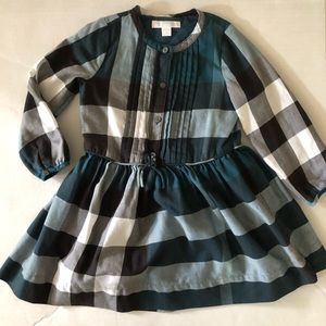 Burberry Teal Dress